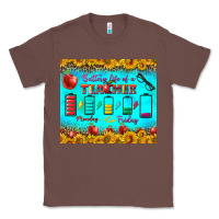 Chestnut Battery Life Of A Teacher Tumbler Classic Tee - BundleAndBundleShop