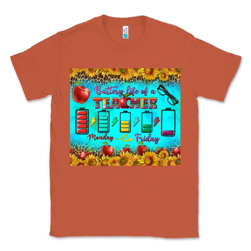 Battery Life Of A Teacher Tumbler Classic Tee by BundleAndBundleShop | Teevron