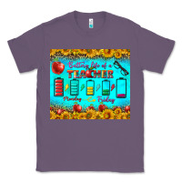 Lavender Battery Life Of A Teacher Tumbler Classic Tee - BundleAndBundleShop