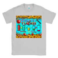Moon Dust Battery Life Of A Teacher Tumbler Classic Tee - BundleAndBundleShop