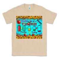 Mushroom Battery Life Of A Teacher Tumbler Classic Tee - BundleAndBundleShop