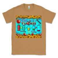 Toasted Coconut Battery Life Of A Teacher Tumbler Classic Tee - BundleAndBundleShop