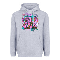Heather Grey rocking the night shift cna life Heavyweight Hoodie - AdoDesignShop