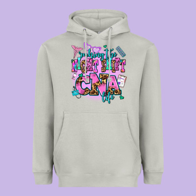 Rocking The Night Shift Cna Life Heavyweight Hoodie Designed By Adodesignshop