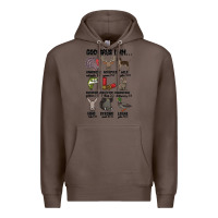 Coffee god says i am hunting Premium Hoodie - MaliasSmallBusiness