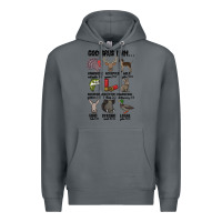 Rock god says i am hunting Premium Hoodie - MaliasSmallBusiness