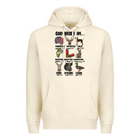Sandshell god says i am hunting Premium Hoodie - MaliasSmallBusiness