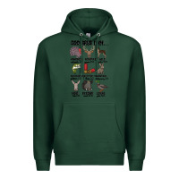 Sports Green god says i am hunting Premium Hoodie - MaliasSmallBusiness