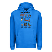 True Royal god says i am hunting Premium Hoodie - MaliasSmallBusiness