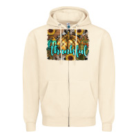 Sandshell thankful pumpkin Zipper Hoodie - RanaPortraitStore