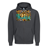 Smoke thankful pumpkin Zipper Hoodie - RanaPortraitStore