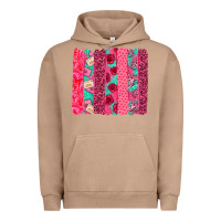 Pigment Burro valentines day brushstroke Urban Hoodie - NancyCooperArtShop