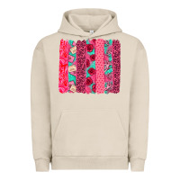 Pigment French Oak valentines day brushstroke Urban Hoodie - NancyCooperArtShop