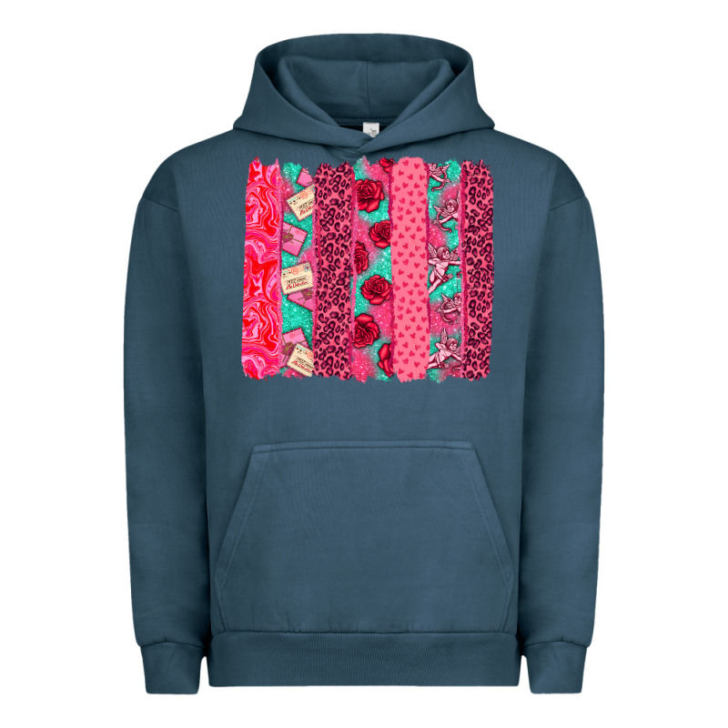 Valentines Day Brushstroke Urban Hoodie by NancyCooperArtShop | Teevron