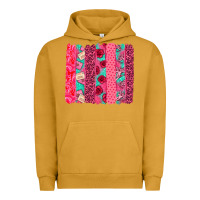 Pigment Peanut Butter valentines day brushstroke Urban Hoodie - NancyCooperArtShop