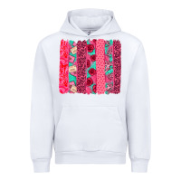 White valentines day brushstroke Urban Hoodie - NancyCooperArtShop