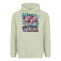 Matcha i became a cna because your life is worth my time Heavyweight Hoodie - AdoDesignShop