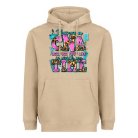Mushroom i became a cna because your life is worth my time Heavyweight Hoodie - AdoDesignShop