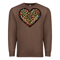 Chestnut pride leopard heart Premium Sweatshirt - JahusDesignShop