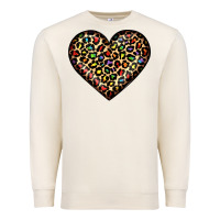 Sandshell pride leopard heart Premium Sweatshirt - JahusDesignShop