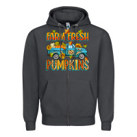 Smoke farm fresh pumpkins Zipper Hoodie - Zillion Design Studio
