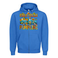 True Royal farm fresh pumpkins Zipper Hoodie - Zillion Design Studio
