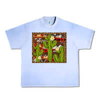 Grape Ice aztec cowhide cactus background Urban Heavy Tee - Artiststas