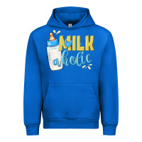 Cobalt milkaholic boys Urban Hoodie - NancyCooperArtShop