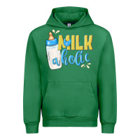 Emerald milkaholic boys Urban Hoodie - NancyCooperArtShop