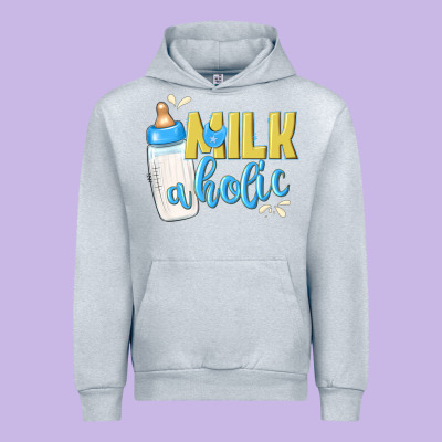 Milkaholic Boys Urban Hoodie Designed By Nancycooperartshop