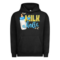 Pigment Black milkaholic boys Urban Hoodie - NancyCooperArtShop