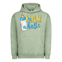 Pigment Oil Green milkaholic boys Urban Hoodie - NancyCooperArtShop