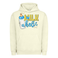 Pigment Pistachio milkaholic boys Urban Hoodie - NancyCooperArtShop
