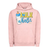 Pigment Salmon milkaholic boys Urban Hoodie - NancyCooperArtShop