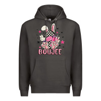 Smoke boujee checkered easter bunny egg trending Premium Hoodie - MaliasSmallBusiness