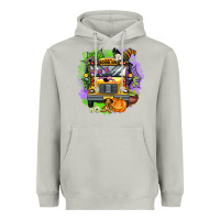 Moon Dust halloween school bus Heavyweight Hoodie - AdoDesignShop