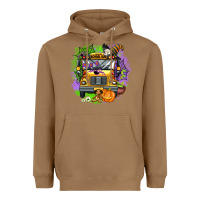 Toasted Coconut halloween school bus Heavyweight Hoodie - AdoDesignShop