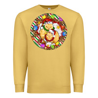 Antique Gold Christmas chick Premium Sweatshirt - Artiststas