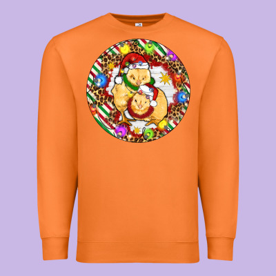 Christmas Chick Premium Sweatshirt Designed By Artiststas
