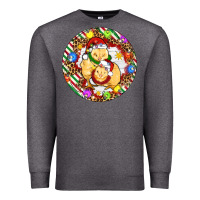 Charcoal Heather Christmas chick Premium Sweatshirt - Artiststas