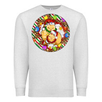 Oatmeal Heather Christmas chick Premium Sweatshirt - Artiststas