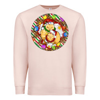 Pale Pink Christmas chick Premium Sweatshirt - Artiststas