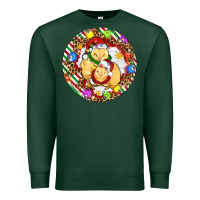 Sports Green Christmas chick Premium Sweatshirt - Artiststas
