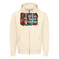 Sandshell just a girl who loves christmas Zipper Hoodie - RanaPortraitStore