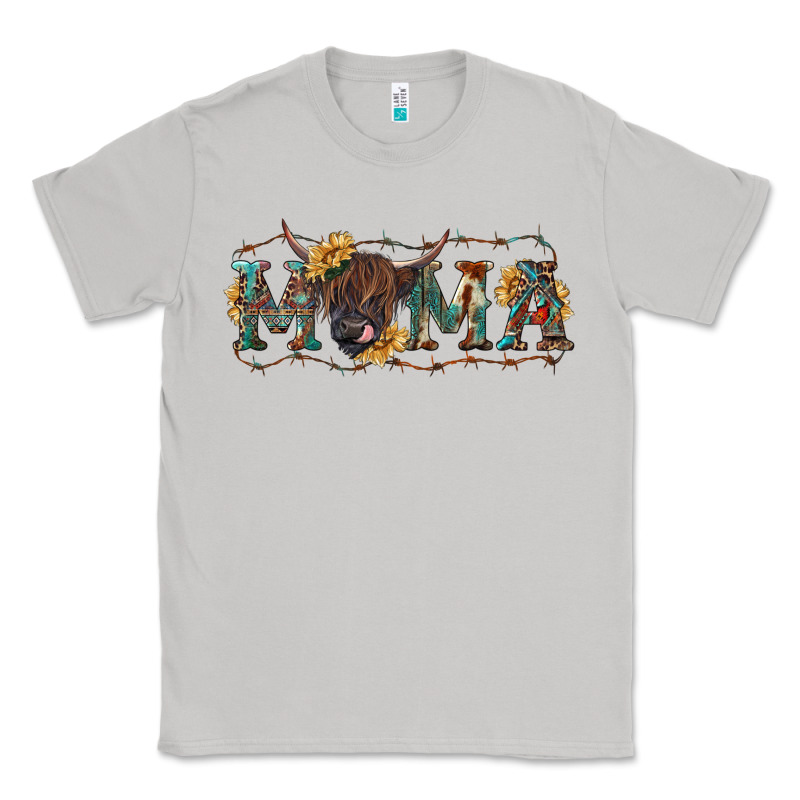 Western Mama With Highland Cow Classic Tee by RanaPortraitStore | Teevron