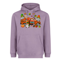 Lavender fall gnomes truck Heavyweight Hoodie - AdoDesignShop