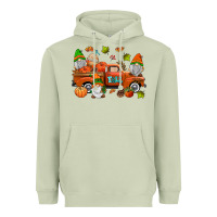 Matcha fall gnomes truck Heavyweight Hoodie - AdoDesignShop