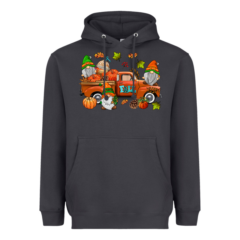 Fall Gnomes Truck Heavyweight Hoodie by AdoDesignShop | Teevron