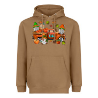Toasted Coconut fall gnomes truck Heavyweight Hoodie - AdoDesignShop