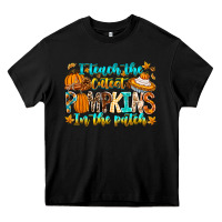 Black i teach the cutest pumpkins in the patch Heavy Core Tee - CowhideDigitalArt